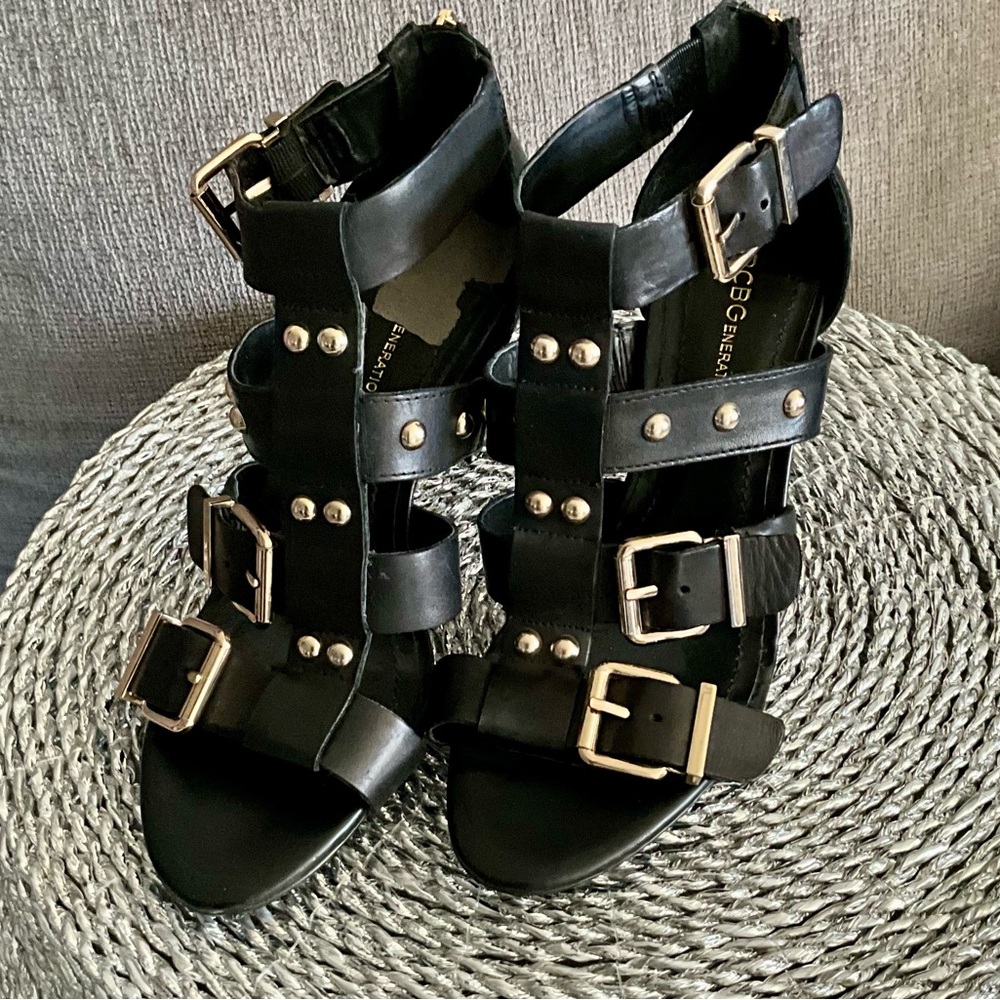 Black size 7 1/2 BCBGeneration heels.